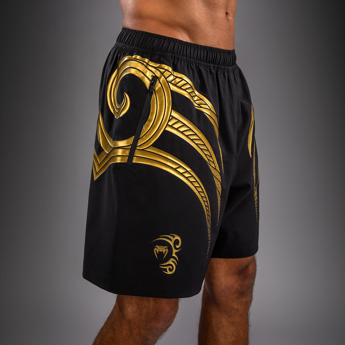 Short d’Entraînement Venum x Mike Tyson Tiger - Noir/Or - product-type_Shorts de training
