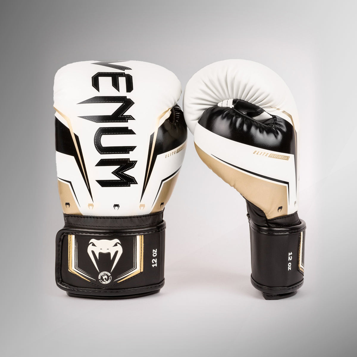 Gants de Boxe Venum Elite Evo - Blanc/Or - product-type_Gants de boxe