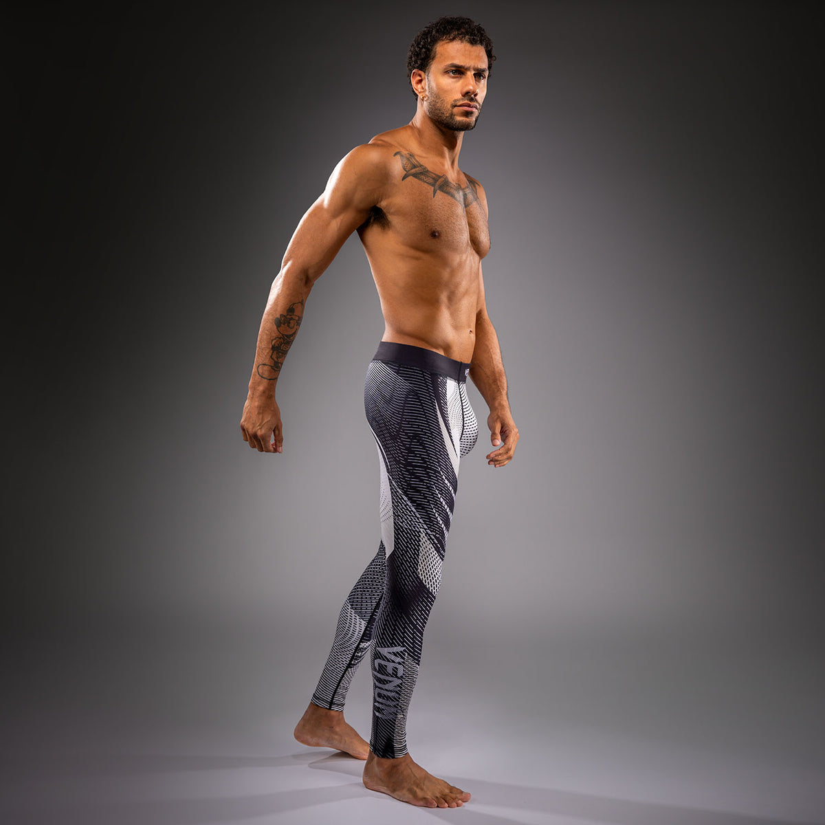 Pantalon de compression Venum Galactic 3.0 - Blanc Cassé/Noir - product-type_Pantalons de Compression