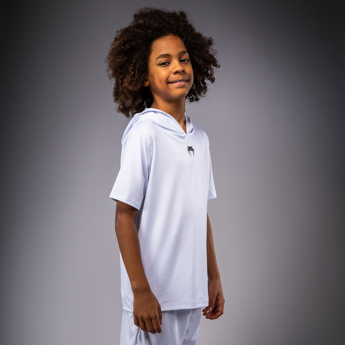 Sweat à capuche à manches courtes Dry Tech pour Enfants Venum Elite - Blanc - product-type_Sweatshirts