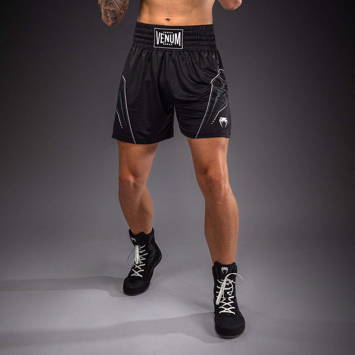 Short de Boxe Venum Streamline – Noir/Blanc - product-type_Shorts de boxe