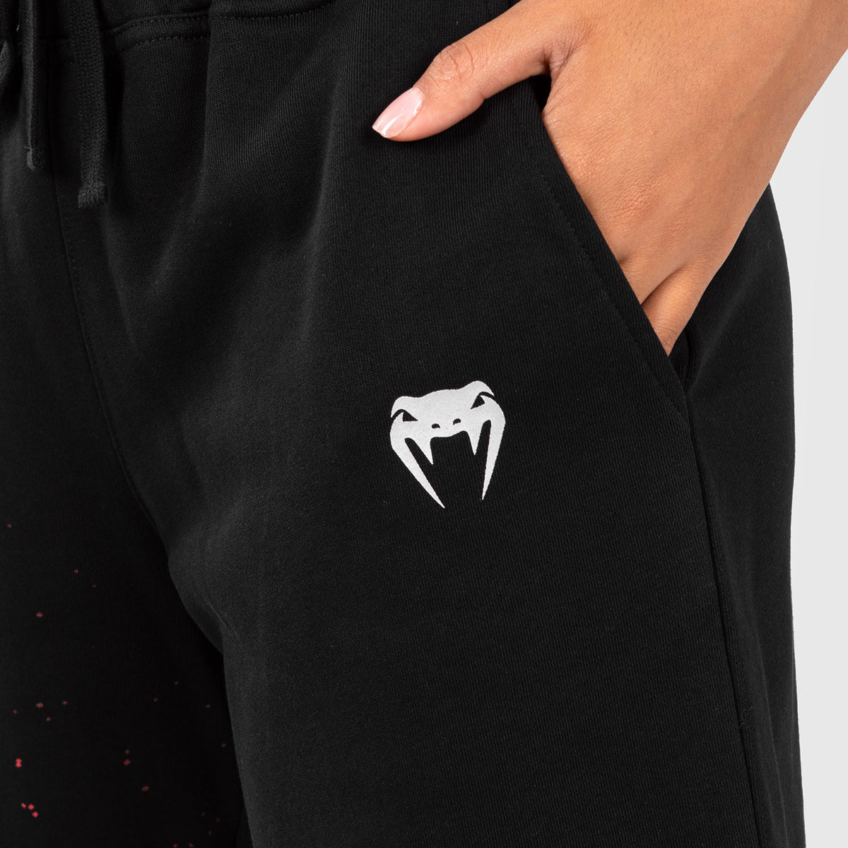 Short en coton pour femmes UFC Venum Performance Institute 2.0 - Noir/Rouge - product-type_Shorts en Coton