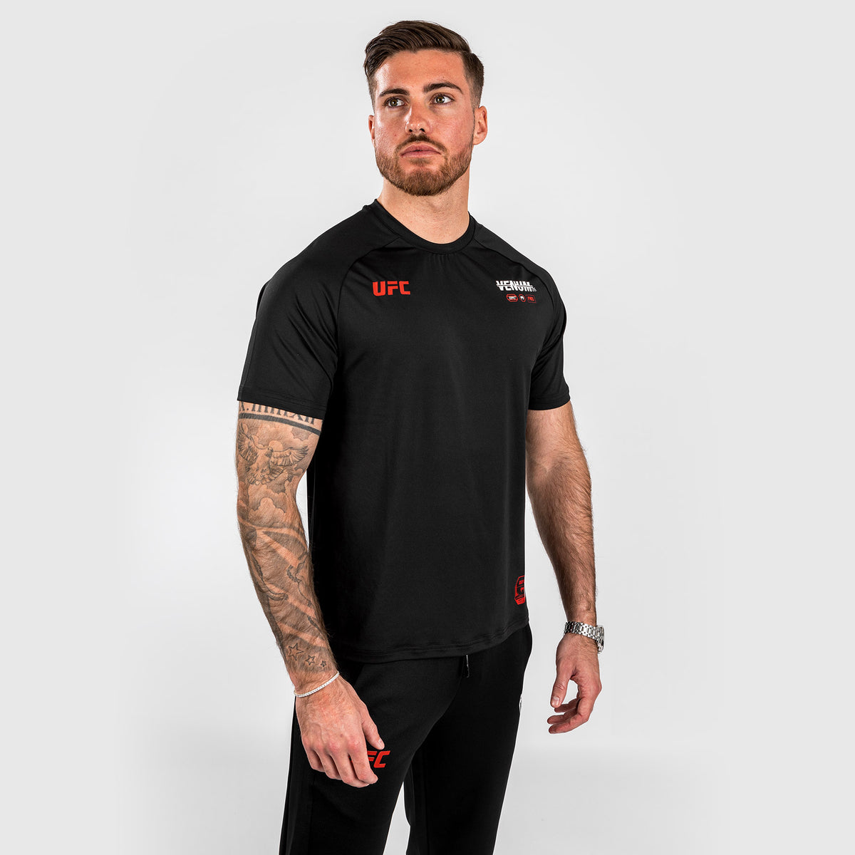 T-shirt Dry-tech pour Hommes UFC Adrenaline by Venum Fight Week - Noir - product-type_T-Shirts Dry Tech