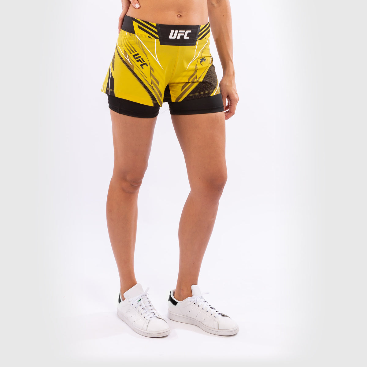 Fightshort Femme UFC Venum Authentic Fight Night - Coupe Courte - Jaune - product-type_Shorts de MMA