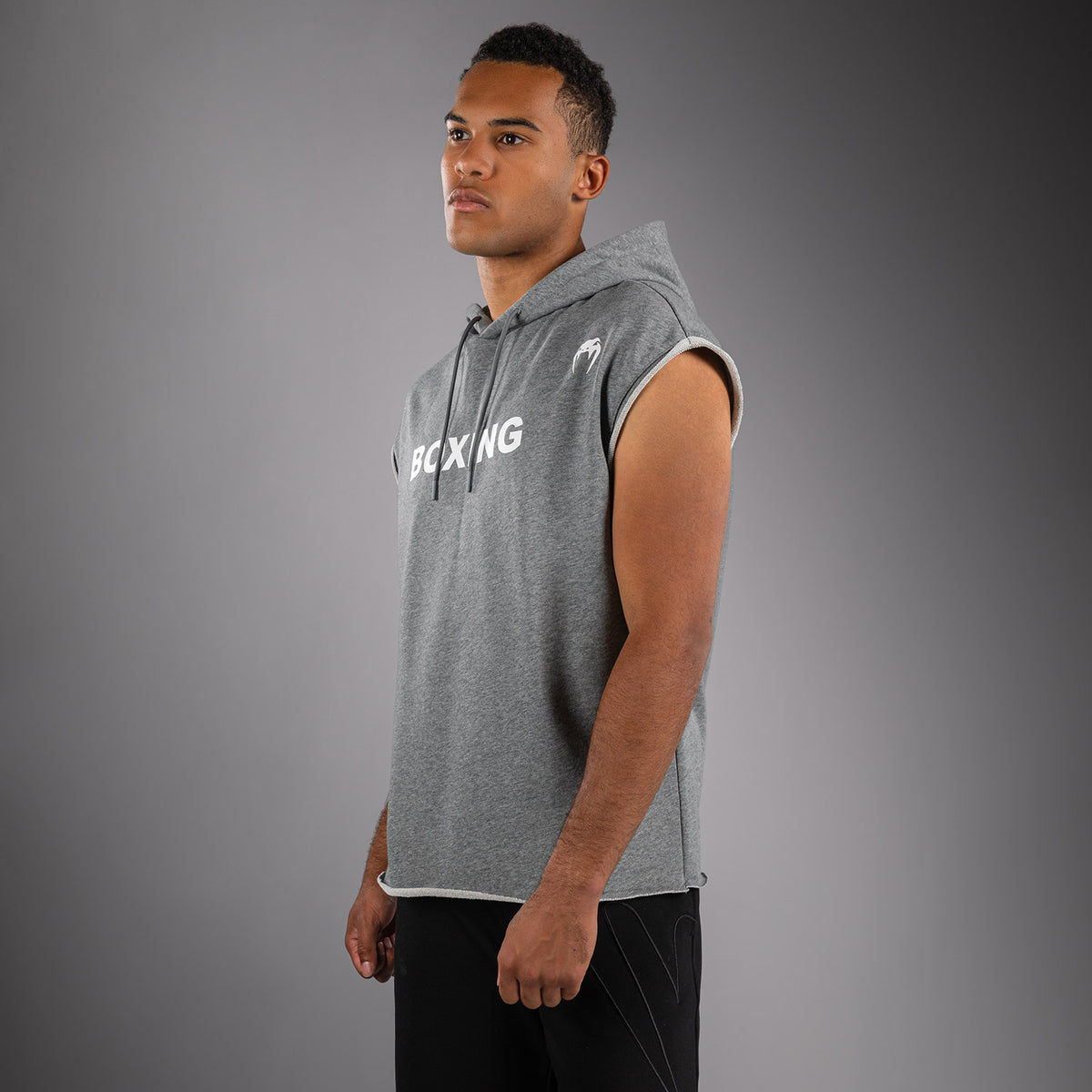 Sweat à Capuche Sans Manches Venum Boxing VT – Gris Chiné - product-type_Sweatshirts