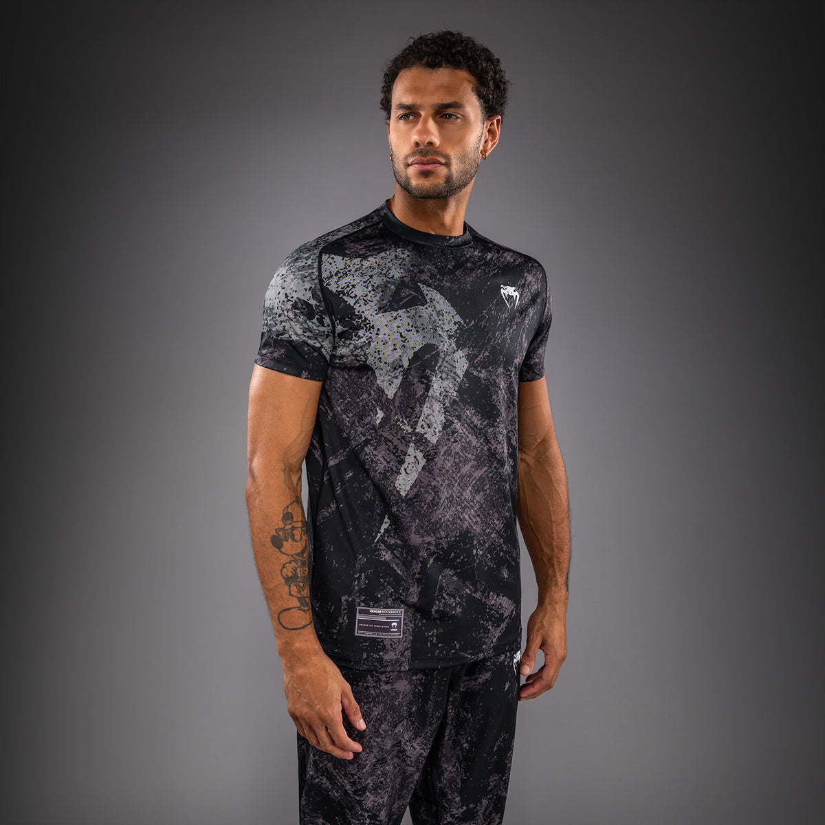 T-shirt Dry Tech Venum Rage & Workout - Noir/Gris - product-type_T-Shirts Dry Tech