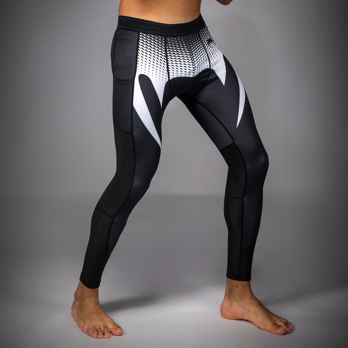 Pantalon de Compression Venum No Gi - Noir/Blanc - product-type_Pantalons de Compression
