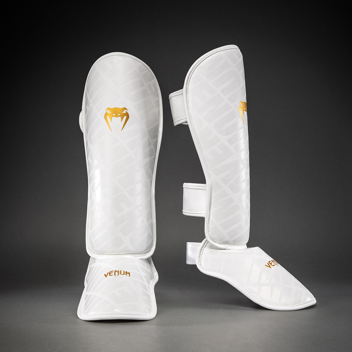 Protège-tibias Venum Contender 1.5 XT 3D - Blanc/Or - product-type_Protège-tibias