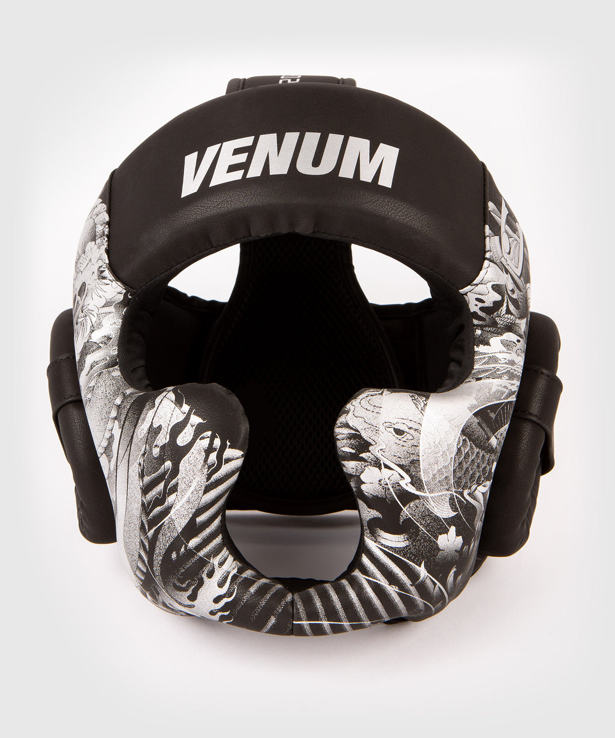 Casque de Boxe Venum YKZ21 - Noir/Argent - Casques