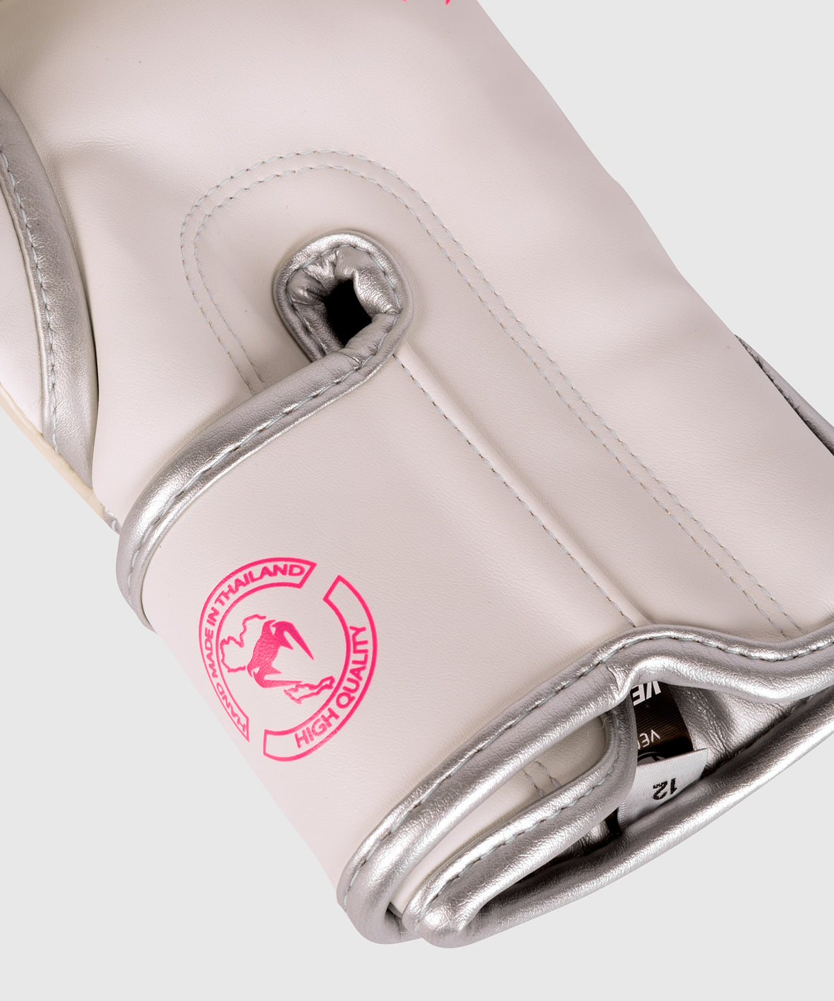Gants de boxe Venum Elite - Blanc/Argent-Rose - Gants de boxe