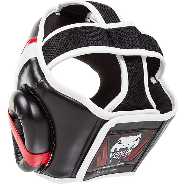 Casque de Boxe Venum Elite - Noir/Blanc/Rouge - Casques