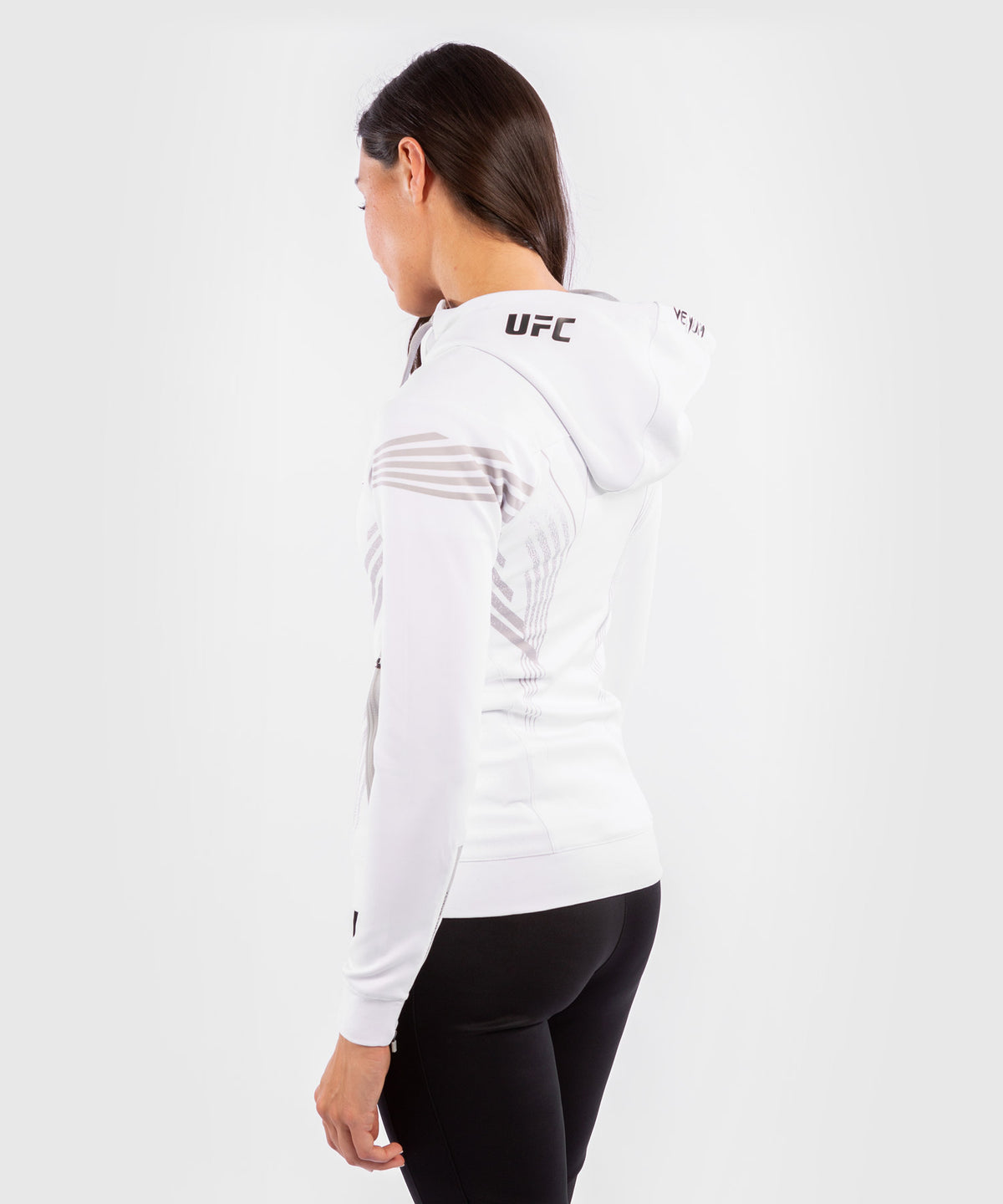 Sweatshirt à Capuche Femme Fighters UFC Venum Authentic Fight Night - Blanc - Sweatshirts
