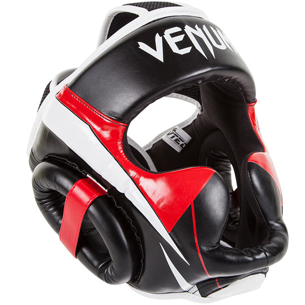 Casque de Boxe Venum Elite - Noir/Blanc/Rouge - Casques