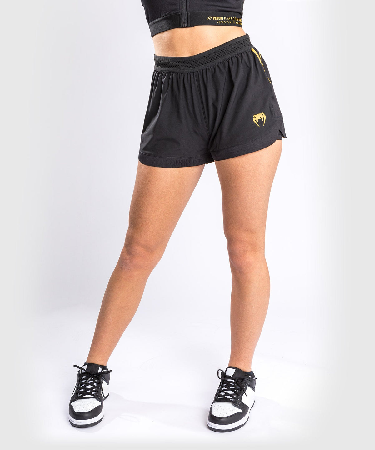 Short de Fitness Femme Venum Tempest 2.0 – Noir/Or - Shorts de fitness