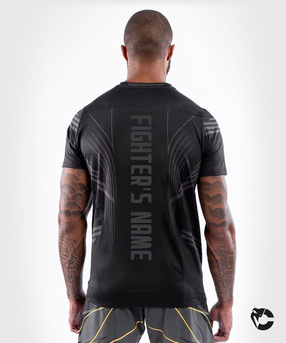 T-shirt Technique Homme Fighters UFC Venum Authentic Fight Night - Noir - T-shirts