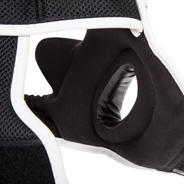 Casque de Boxe Venum Elite - Noir/Blanc/Rouge - Casques