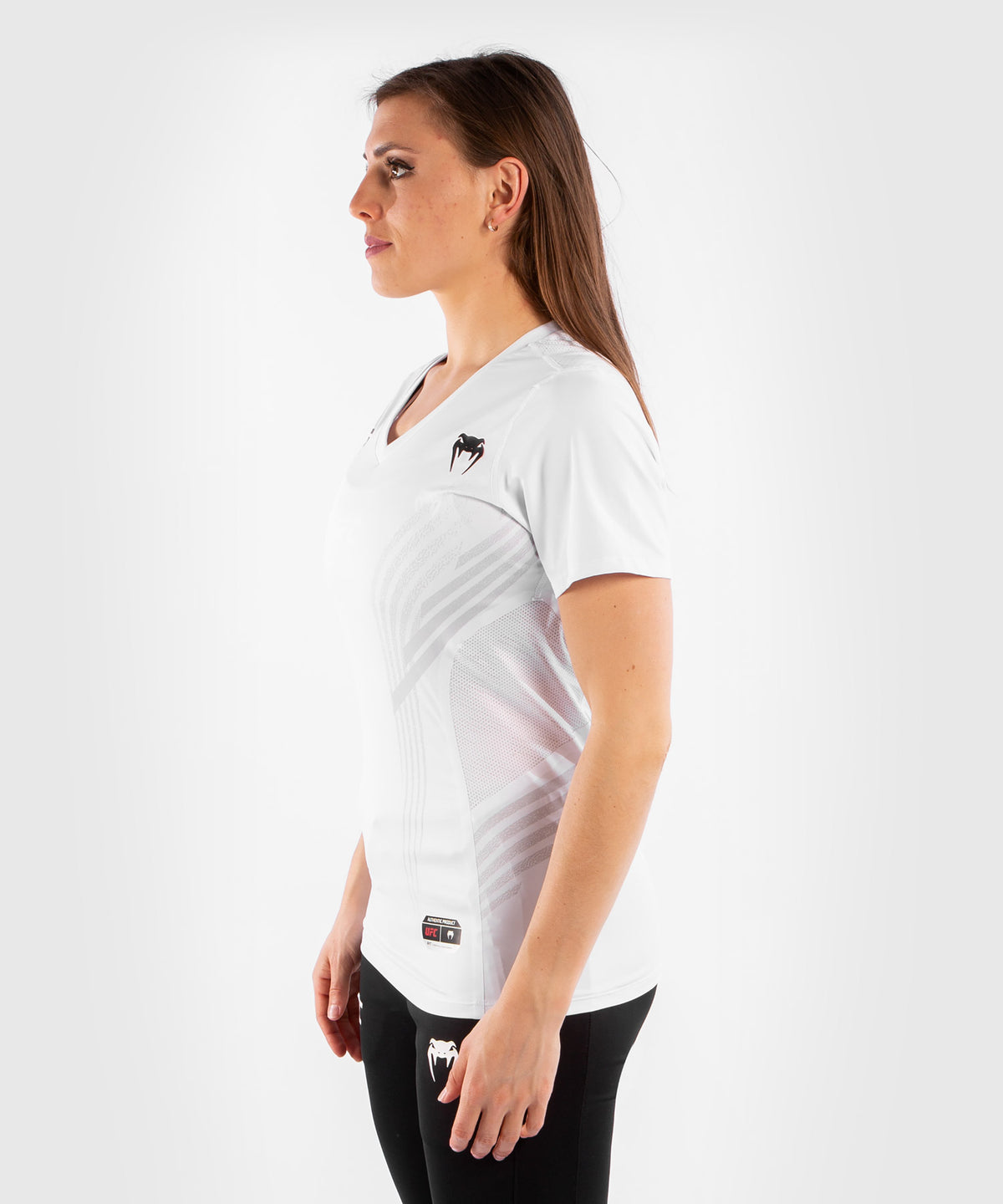 T-shirt Technique Femme Fighters UFC Venum Authentic Fight Night - Blanc - T-shirts