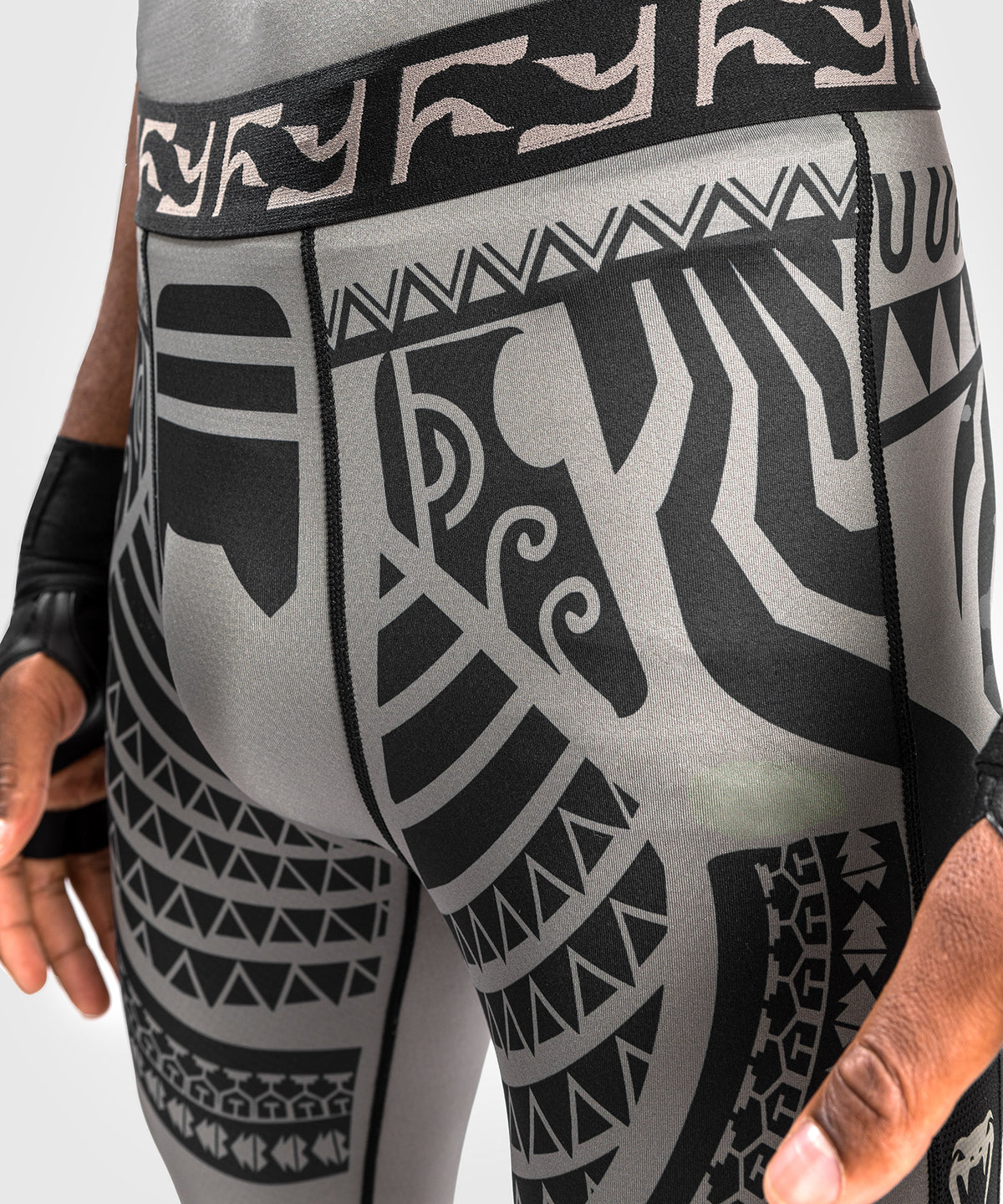 Pantalon de Compression Venum Nakahi - Gris - Pantalons de compression