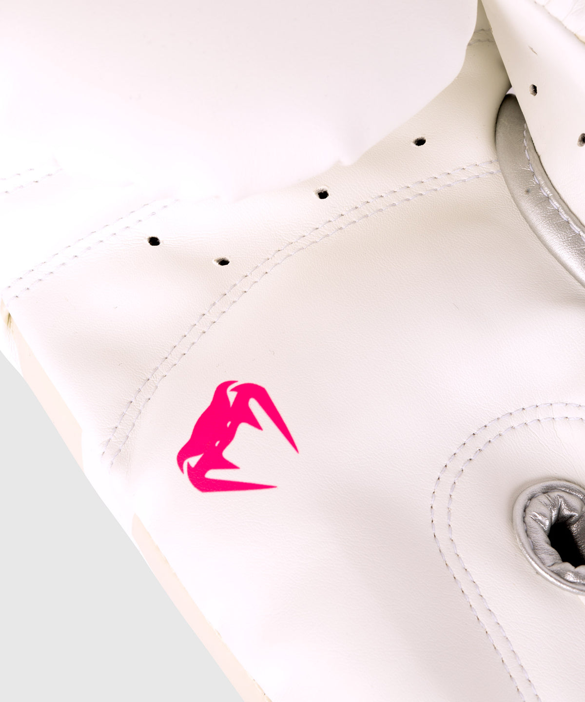 Gants de boxe Venum Elite - Blanc/Argent-Rose - Gants de boxe